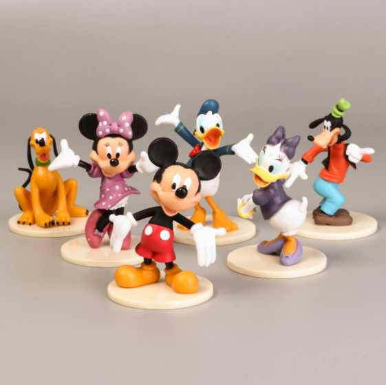 Sét 6 Mô Hình Chuột Mickey Và Vit Donald Cao 6-7cm