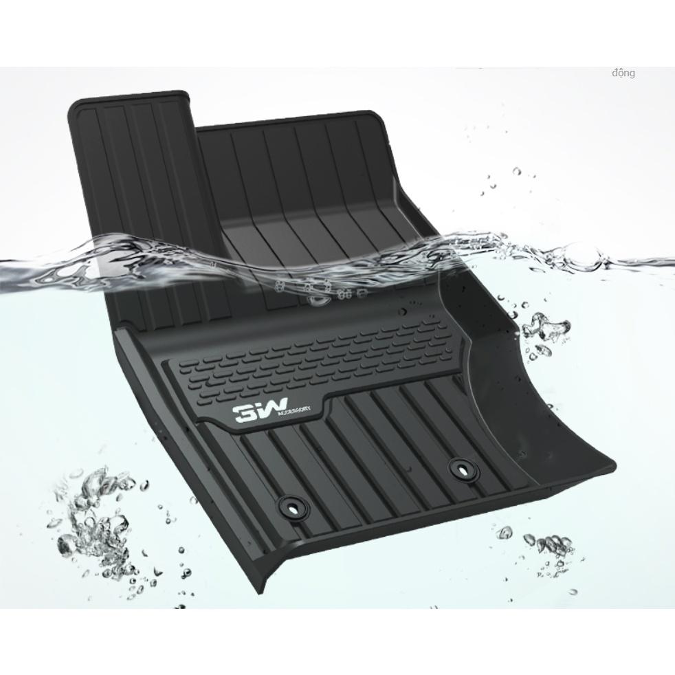 Thảm lót sàn xe ô tô LANDROVER DEFENDER 2019- nhãn hiệu Macsim 3W - chất liệu nhựa TPE đúc khuôn cao cấp - màu đen
