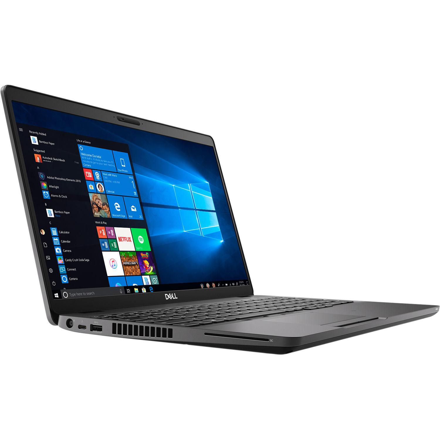 Laptop Dell Latitude 5500 I5 8365U 8GB 256GB SSD 15.6FHD W10P - Black - Hàng Nhập Khẩu