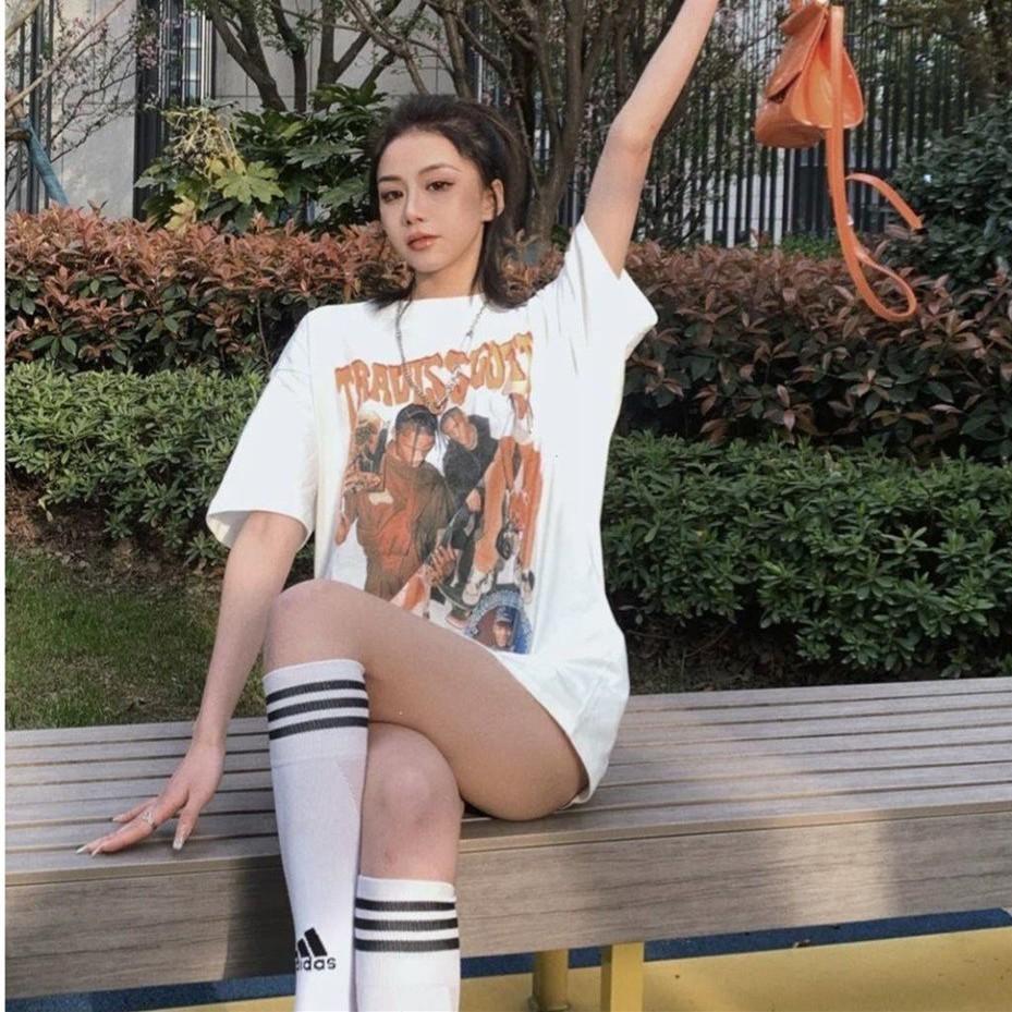 Áo Thun Nam Nữ Tay Lỡ Travis Scott Áo Phông Form Rộng COTTON 100%