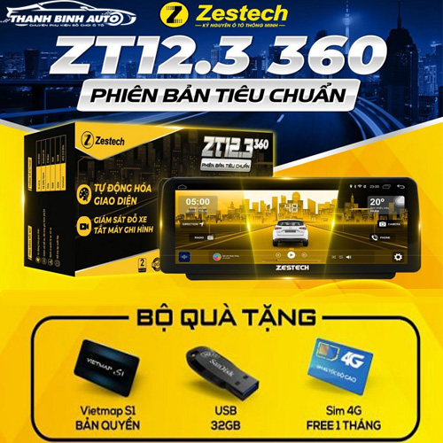 Màn hình Android Zestech ZT12.3 bản Tiêu Chuẩn