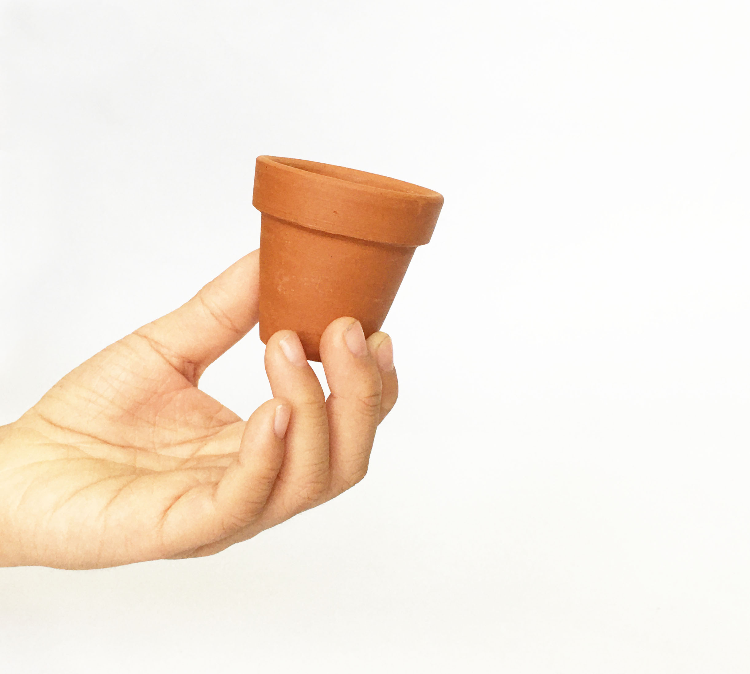 Combo 5 Chậu đất nung mini có lỗ xinh xắn, vintage làm chậu trồng sen đá, xương rồng, hoa handmade