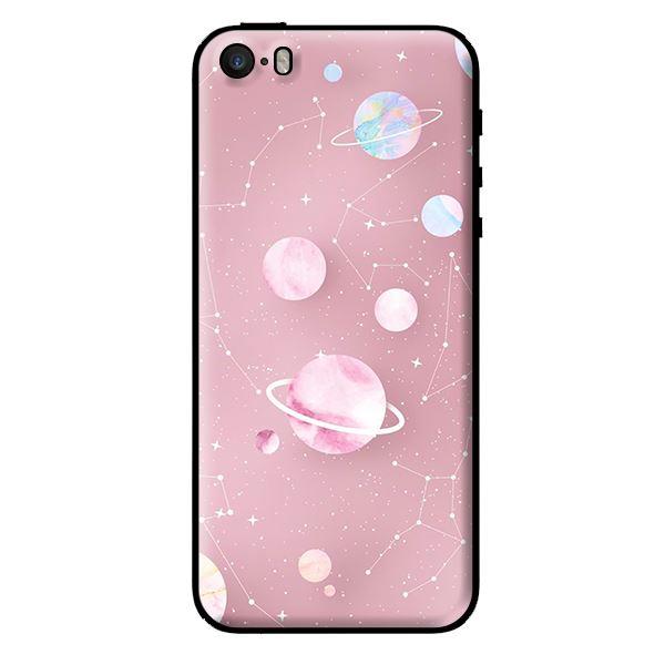 Ốp in cho iPhone 5s Họa Tiết Nền Hồng - Hàng chính hãng