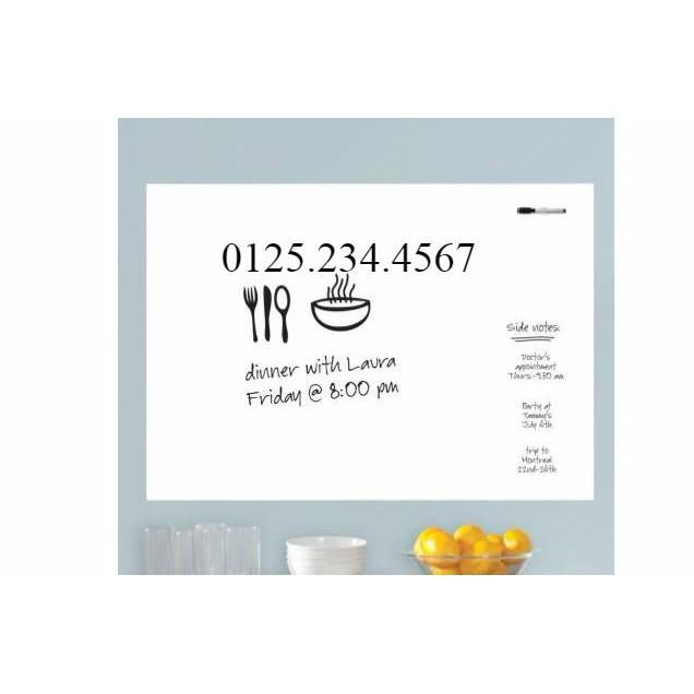 Decal dán tường Bảng Đen - Trắng - Xanh lá GIÁ SỐC