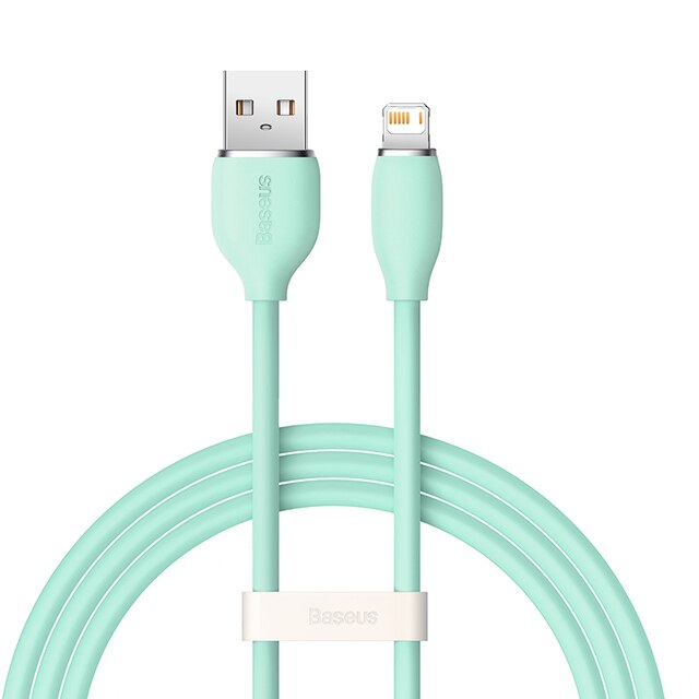 Cáp sạc nhanh USB to iP 2.4A Baseus Jelly Liquid Silica Gel Fast Charging Data Cable- hàng chính hãng