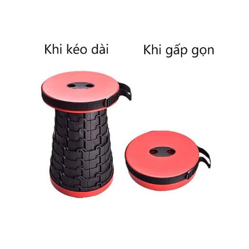 Ghế gấp gọn di động tiện lợi điều chỉnh được độ cao du lịch dã ngoại