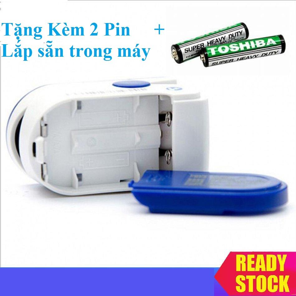 Thiết Bị Kiểm Tra Nhịp Tim, Kiểm Tra Nồng Độ Oxy Màn Hình Màu Kèm 2 Pin Aaa [ Fullbox ] - Hàng Chất Lượng