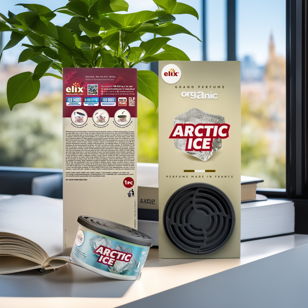 Sáp Thơm để Taplo Ô tô Elix - Hương Arctic Ice (Mát lạnh - sảng khoái)