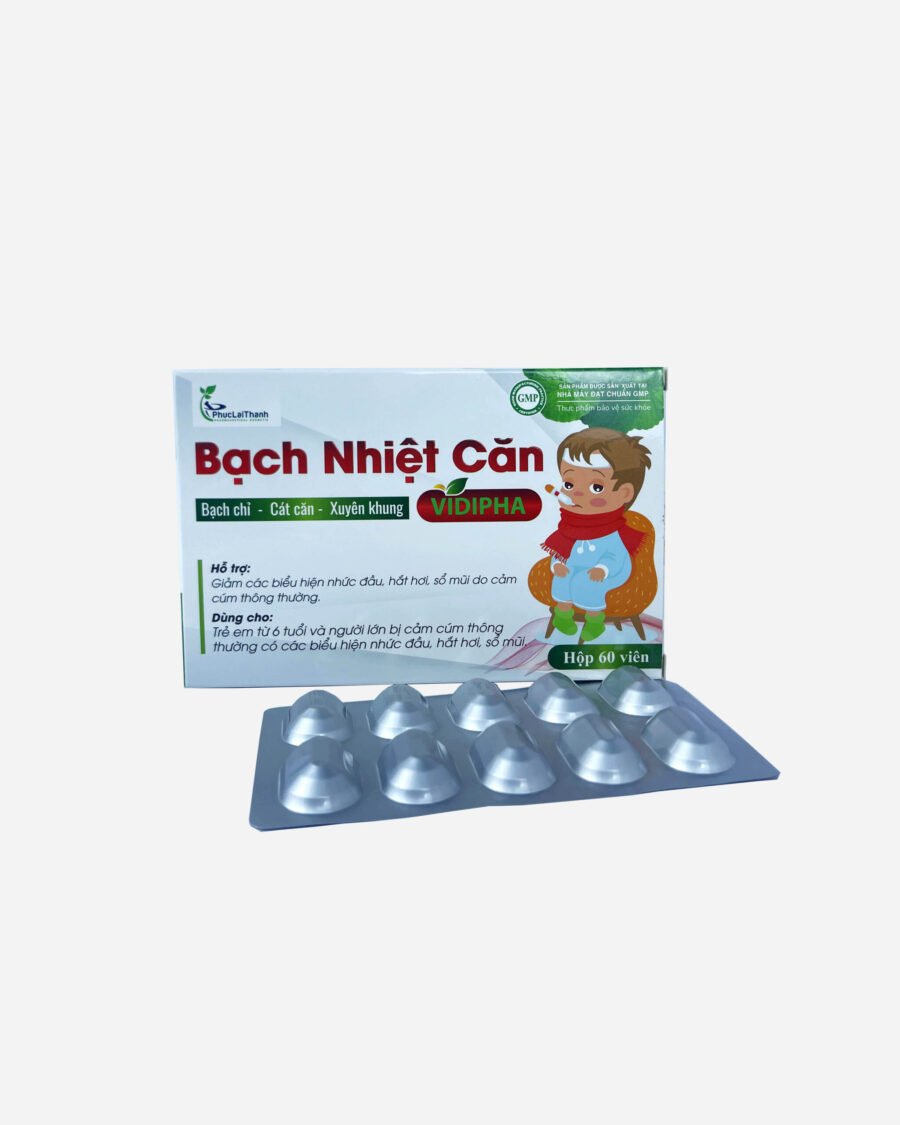 Thực phẩm bảo vệ sức khỏe Bạch Nhiệt Căn VIDIPHA