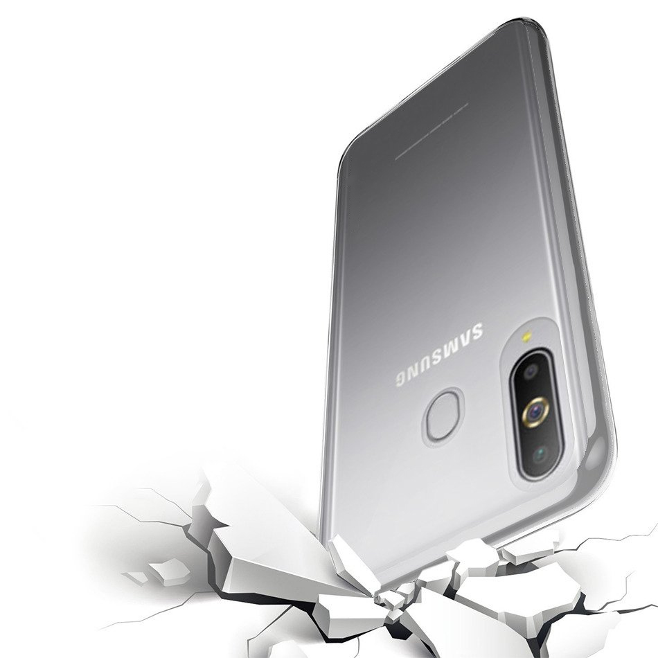 Ốp lưng dẻo silicon cho Samsung Galaxy A60 hiệu Ultra Thin mỏng 0.6mm chống trầy - Hàng chính hãng