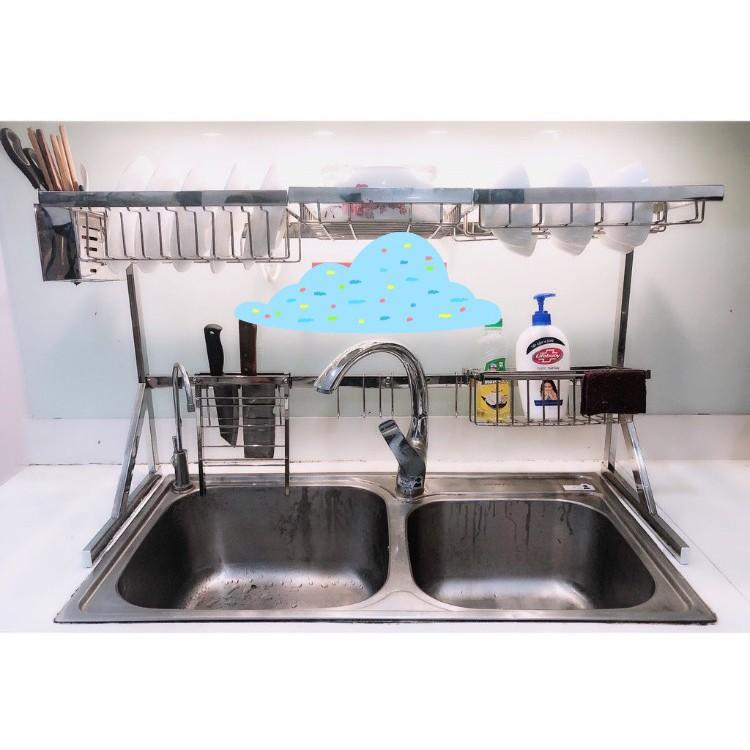 KỆ CHÉN ĐA NĂNG INOX 304, 850x 520mmx 320mm