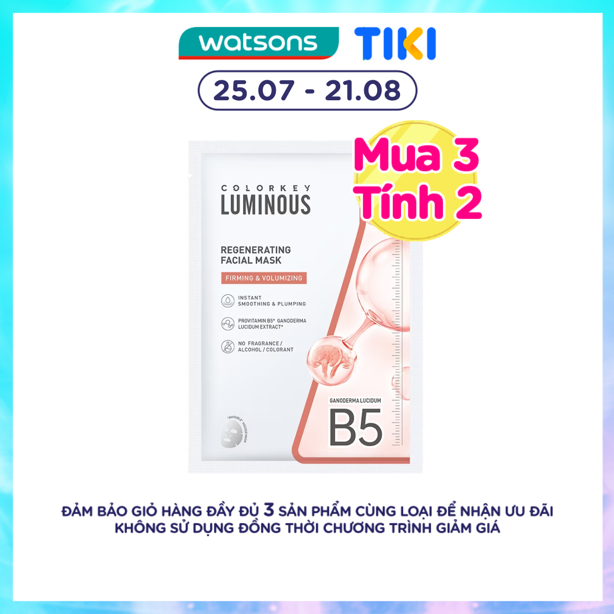 Mặt Nạ Colorkey Luminous Regenerating 25ml
