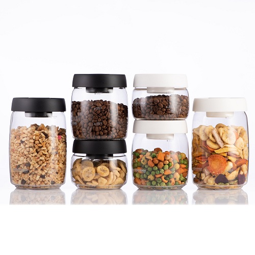 Hũ thủy tinh hút chân không bảo quản thực phẩm CAFE DE KONA