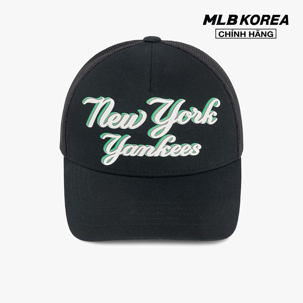 MLB - Nón bóng chày unisex phối lưới Sunny Beach Mesh 3AMCU0133-50BKS