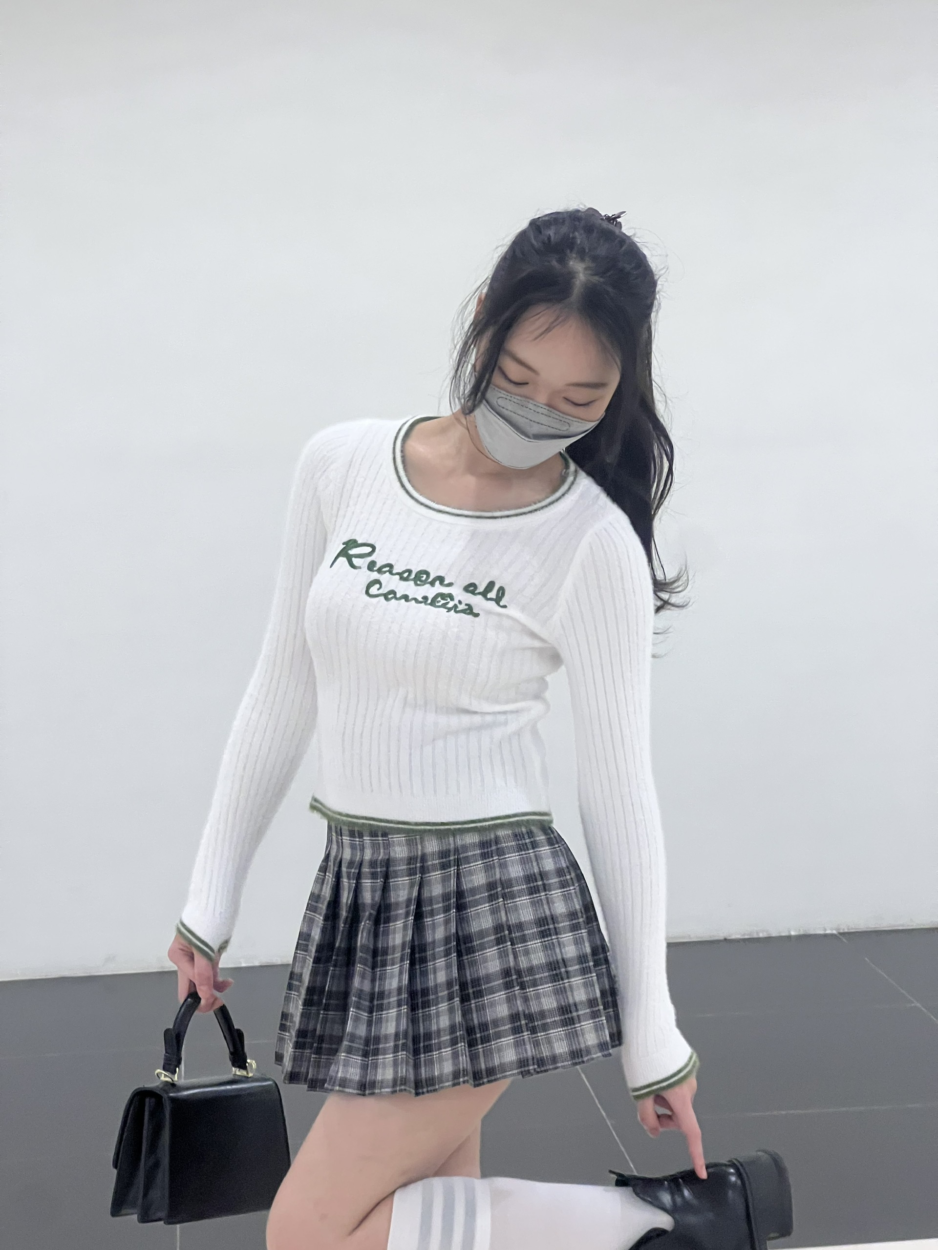 Áo Len Body Thêu Chữ Tennis Girl lông mềm Soft Reason All