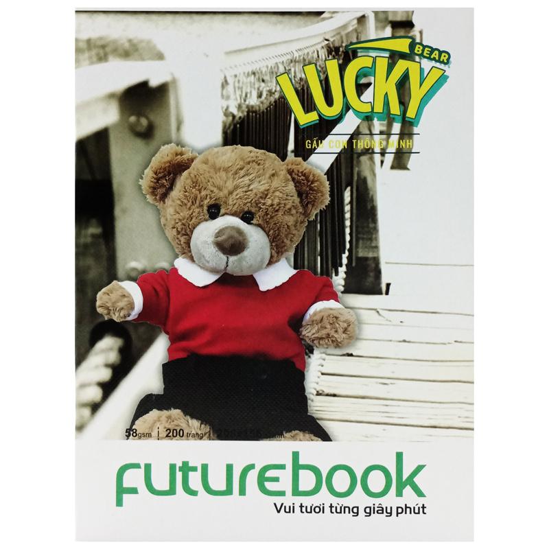 Tập Học Sinh Gấu Con Thông Minh A5 - 4 Ô Ly - 200 Trang 58gsm - futurebook DK532 (Mẫu Màu Giao Ngẫu Nhiên)