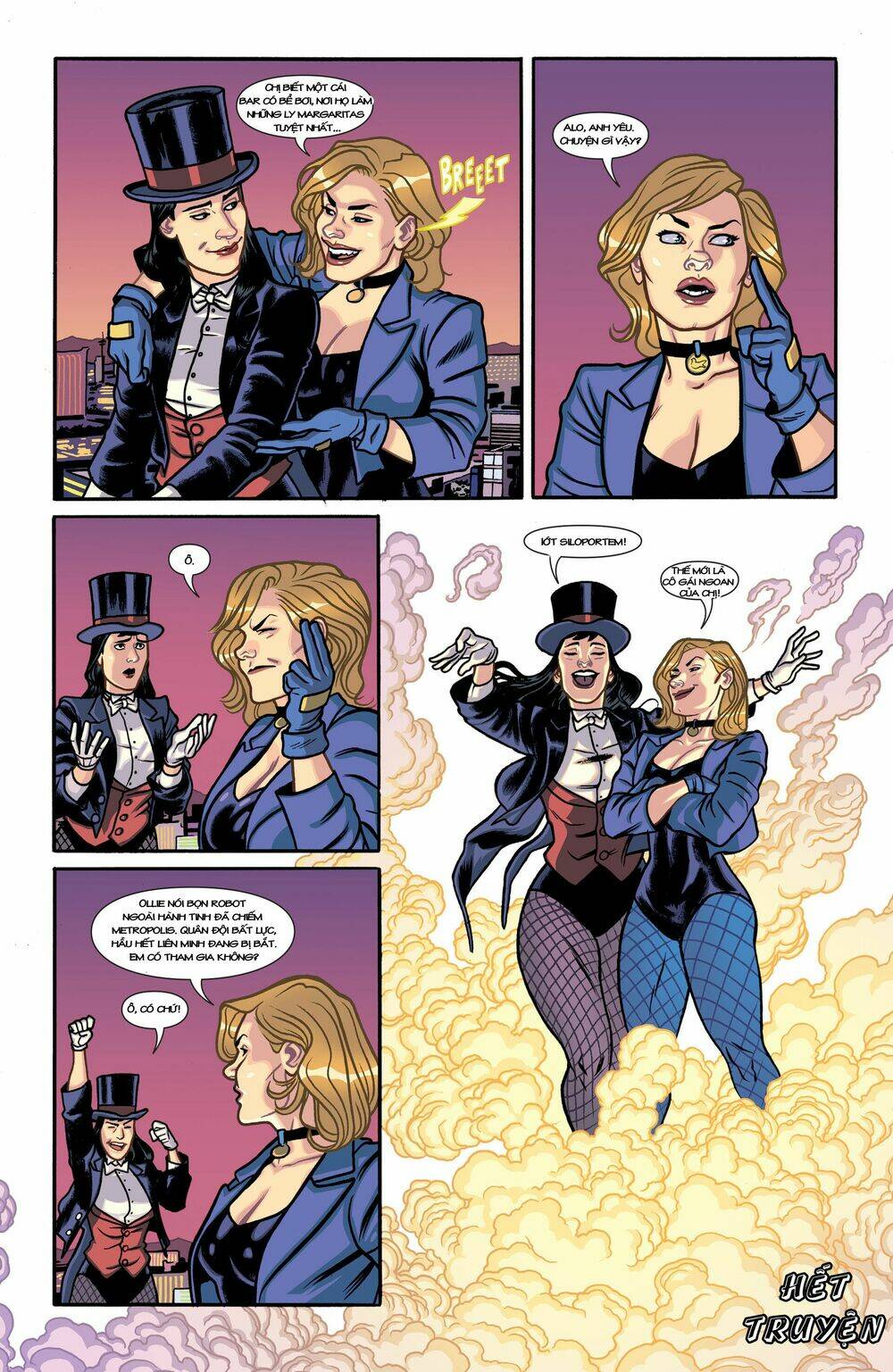 black canary and zatanna - bloodspell chapter 3 40