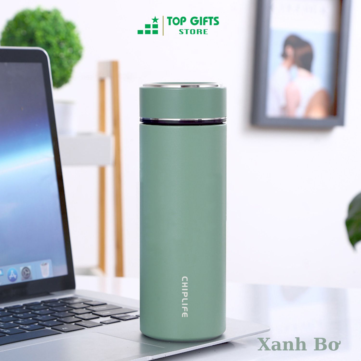 Bình giữ nhiệt khắc tên TopGift BGN156 dung tích 500ml - 4 màu