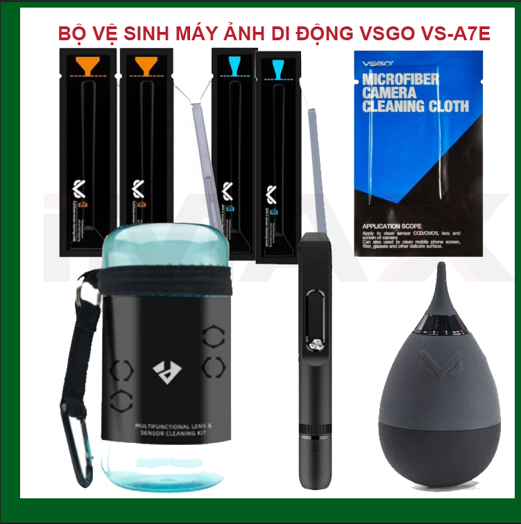 BỘ VỆ SINH MÁY ẢNH DI ĐỘNG VSGO VS-A7E - HÀNG CHÍNH HÃNG