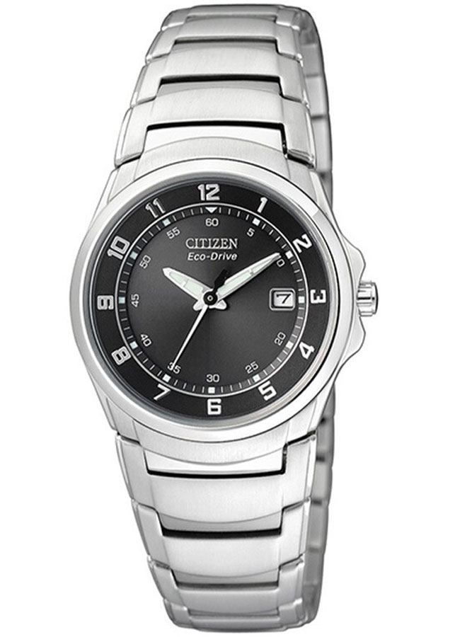 Đồng Hồ Nữ Citizen Dây Thép Không Gỉ EW1360-56E - Mặt Đen (Sapphire)