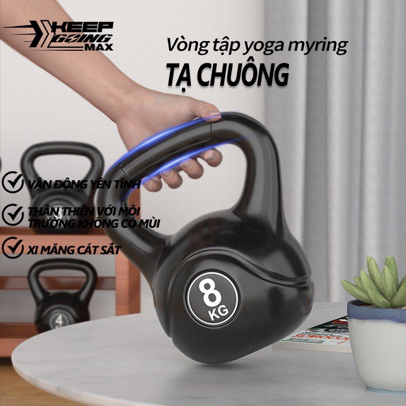 Tạ Bình Vôi,Tạ Quai Xách 6kg Cao Cấp