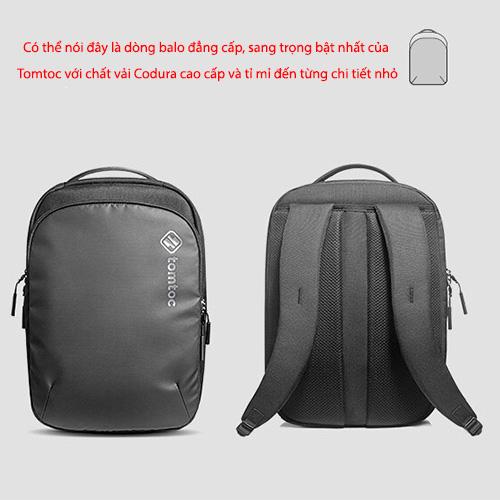 BALO TOMTOC PREMIUM LIGHTWEIGHT BUSINESS CHO MACB PRO 13″/14″/15″/16″ BLACK chống va đập - HÀNG CHÍNH HÃNG