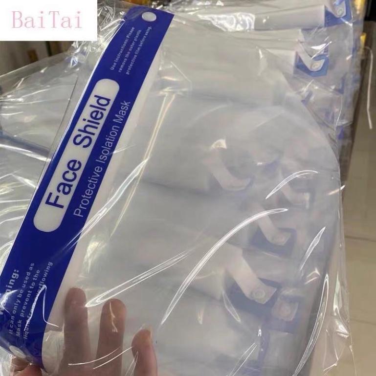 SIÊU SALE Tấm chống giọt bắn chống bụi , kính chống dịch mềm mại dễ sử dụng Face shield SIÊU SALE