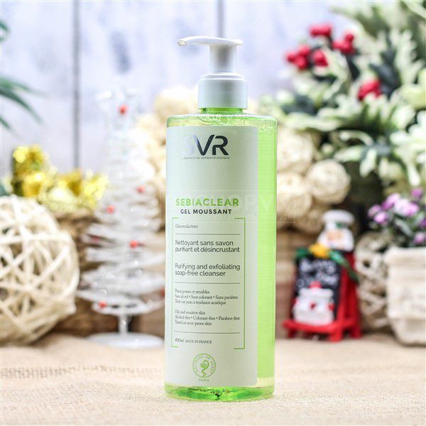 Sữa Rửa Mặt Không Có Xà Phòng Và Tẩy Tế Bào Chết Sebiaclear Gel Moussant SVR 400ml - JESS SHOP COSMETICS