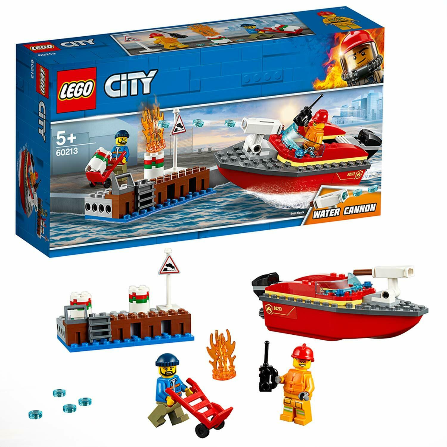 Bộ lắp ráp Cứu Hỏa Bến Tàu - LEGO City 60213