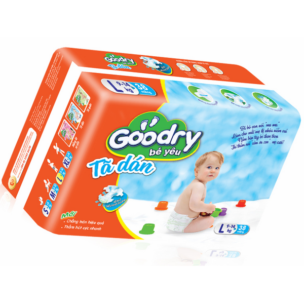 Tã Dán Goodry Bé Yêu L38