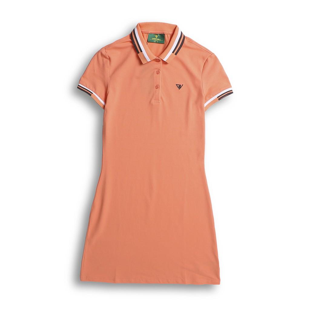 Đầm polo cao cấp nữ cổ kẻ chất cotton mềm mịn thấm hút mồ hôi chính hãng DARNELL DN3611