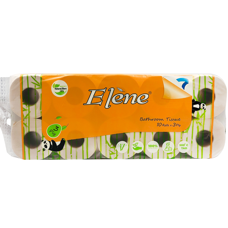 Giấy Vệ Sinh Tre Elene 3 Lớp 10 Cuộn