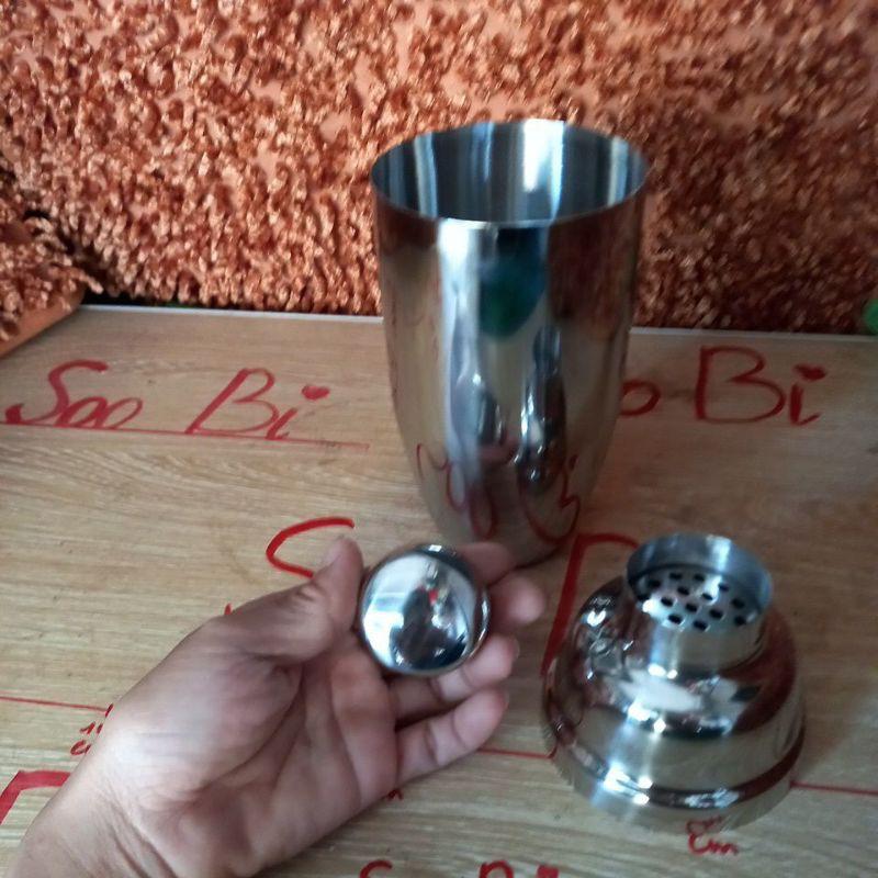 Bình lắc Shaker pha chế cocktail chất liệu inox đủ cỡ chuyên dụng cụ pha chế bartender