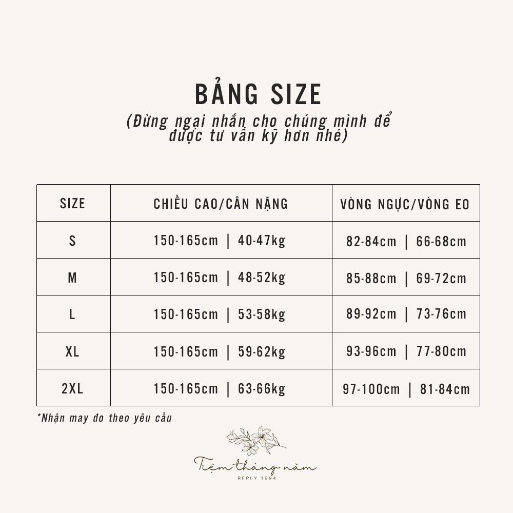 Áo dài "Hoa thơm cỏ lạ" - màu Xanh jeans