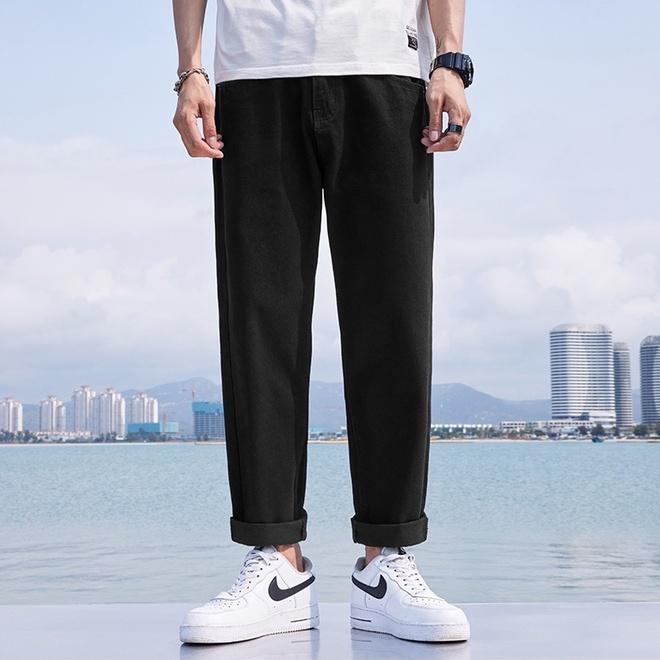 Quần baggy jean nam quần ống suông rộng đen style hàn quốc HOT 2022 PATADOSHOP