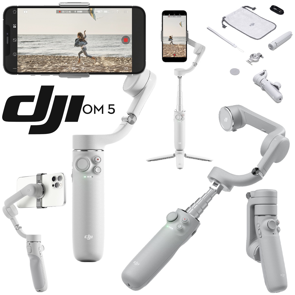 Tay cầm chống rung cho điện thoại DJI Osmo Mobile 5, Hàng chính hãng