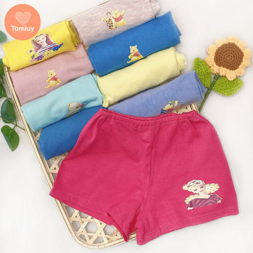 Quần Chip Đùi Dành Cho Bé Gái Tamiuy Size Nhí Chất Liệu Cao Cấp Thoải Mái Dễ Chịu Mềm Mại Set 3 Cái