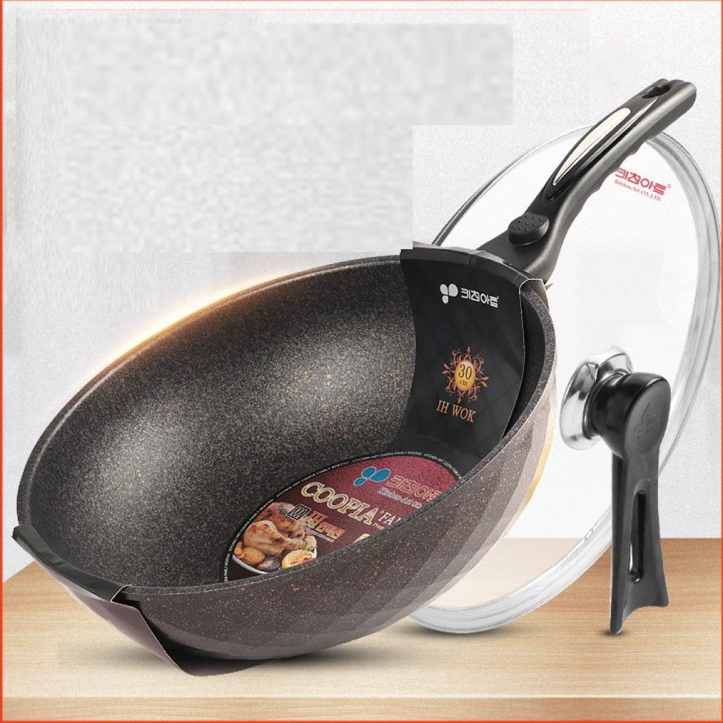 Chảo chống dính Chảo đá sâu lòng 5 lớp Hàn Quốc Hàng Loại 1 cao cấp Size 32cm