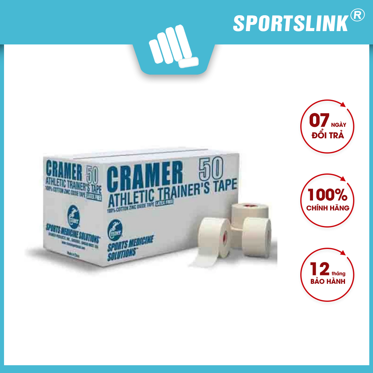 Băng dán y tế Cramer dễ dàng mang theo Sportslink