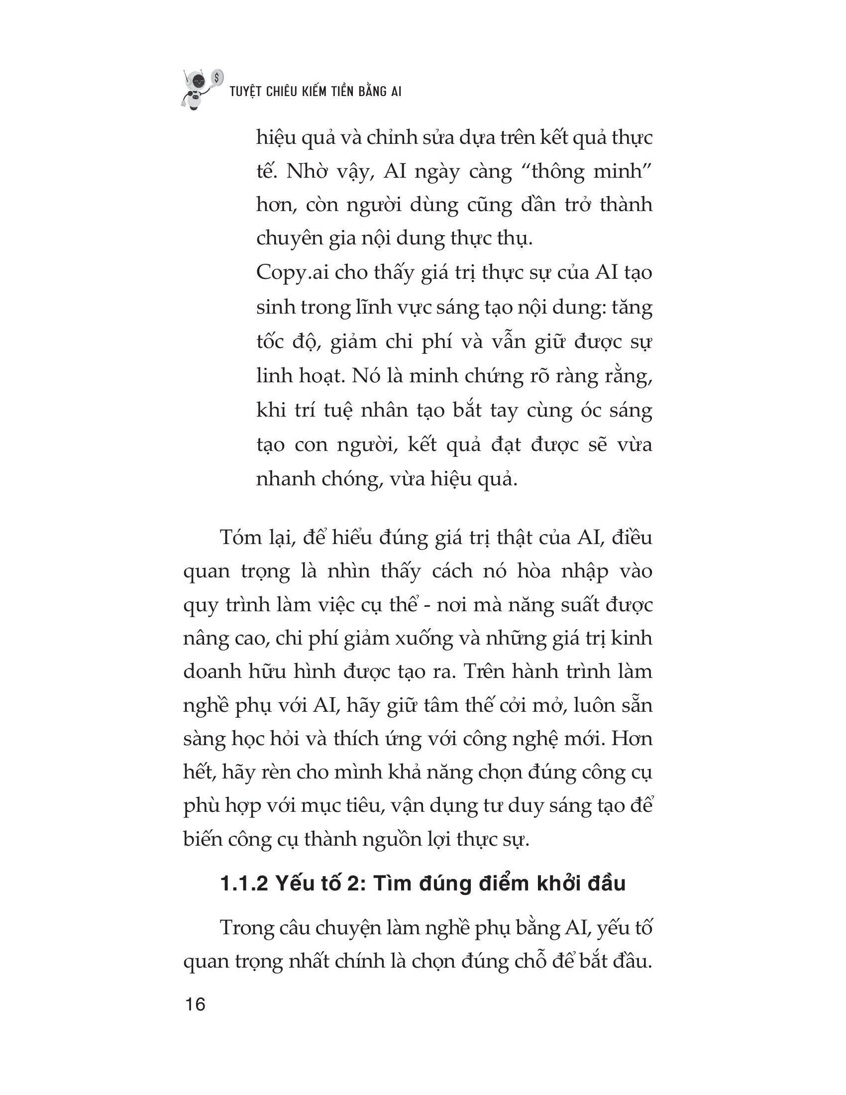 Sách - Tuyệt Chiêu Kiếm Tiền Bằng AI