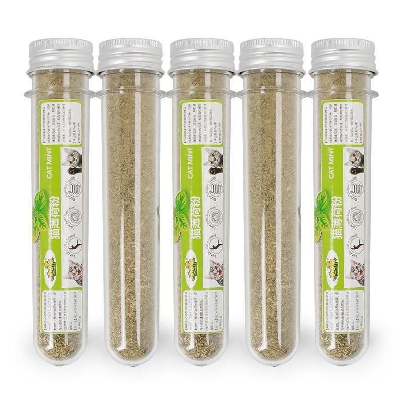 Ống cỏ bạc hà mèo, Catnip cho mèo Ngáo Và Gâu Đần thư giãn cho mèo 10gr