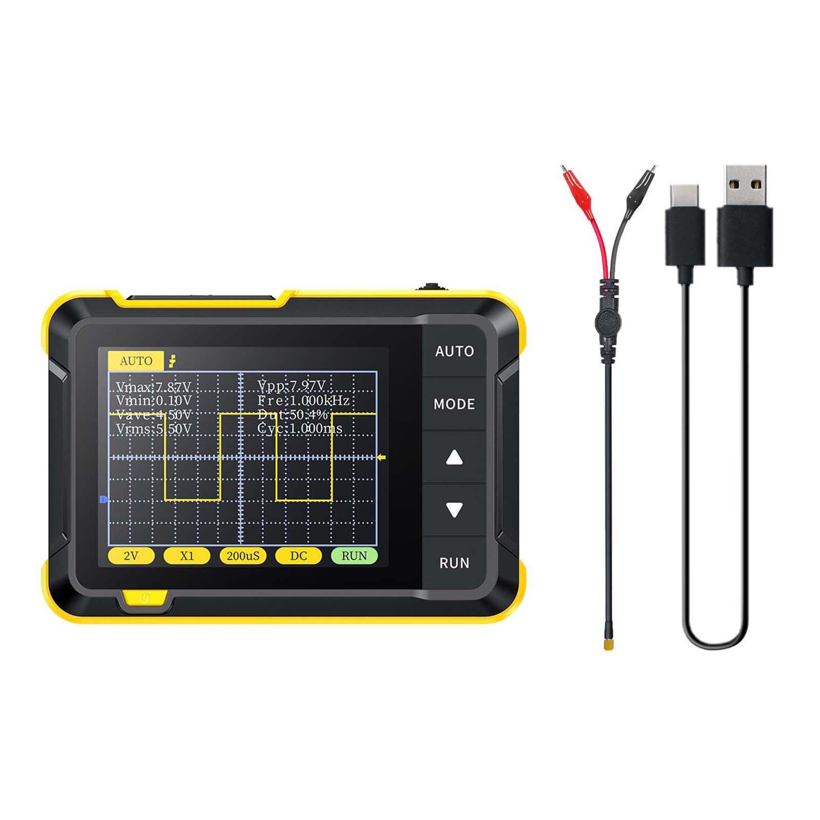 Handheld Digital Oscilloscope 200KHz 400V for Electronic Repair DIY Teaching