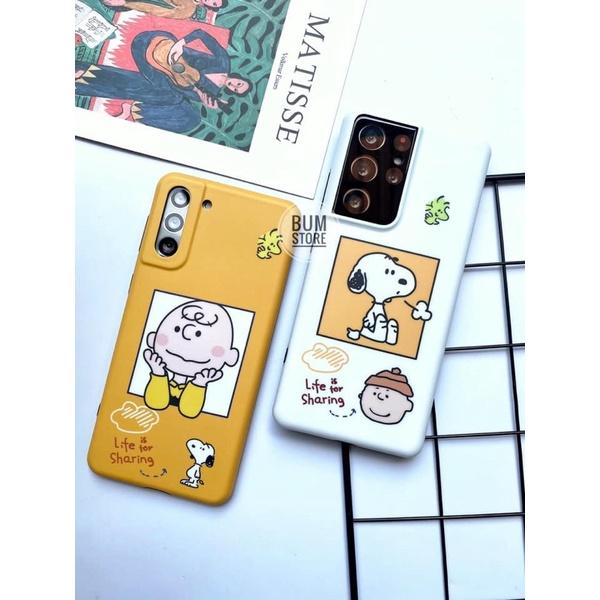 Ốp Lưng SNOOPY Dẻo Cho Samsung Galaxy S21 Ultra / S21 Plus / Note 20 Ultra / Note 20 / S20 Plus