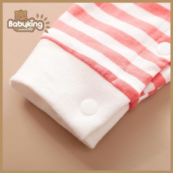 BodySuit giáng sinh noel cho bé,áo liền quần dễ thương dài tay kiểu hình nhím cho bé gái , cotton 100%,Aiueo Nhật.