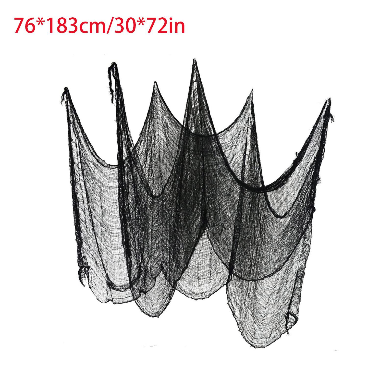 Halloween Creepy Cloth Outdoor Hanging Scary Gauze for Party Hats Cape Props