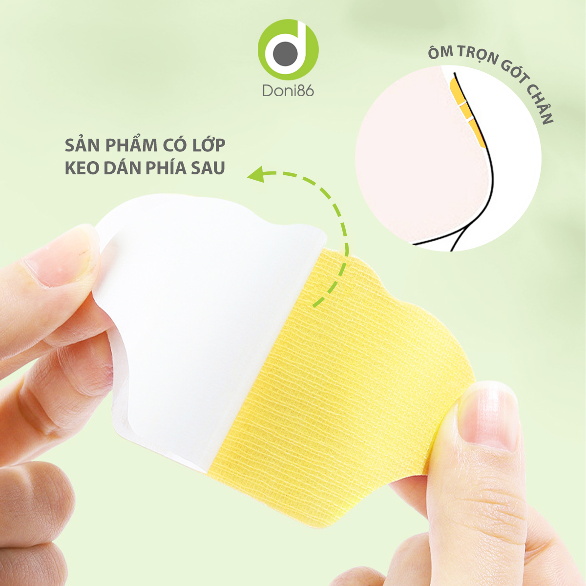 Combo 2 cặp lót giày cao gót hình cánh bướm giúp giảm size, chống trầy da, tuột gót - Doni - DOPK275