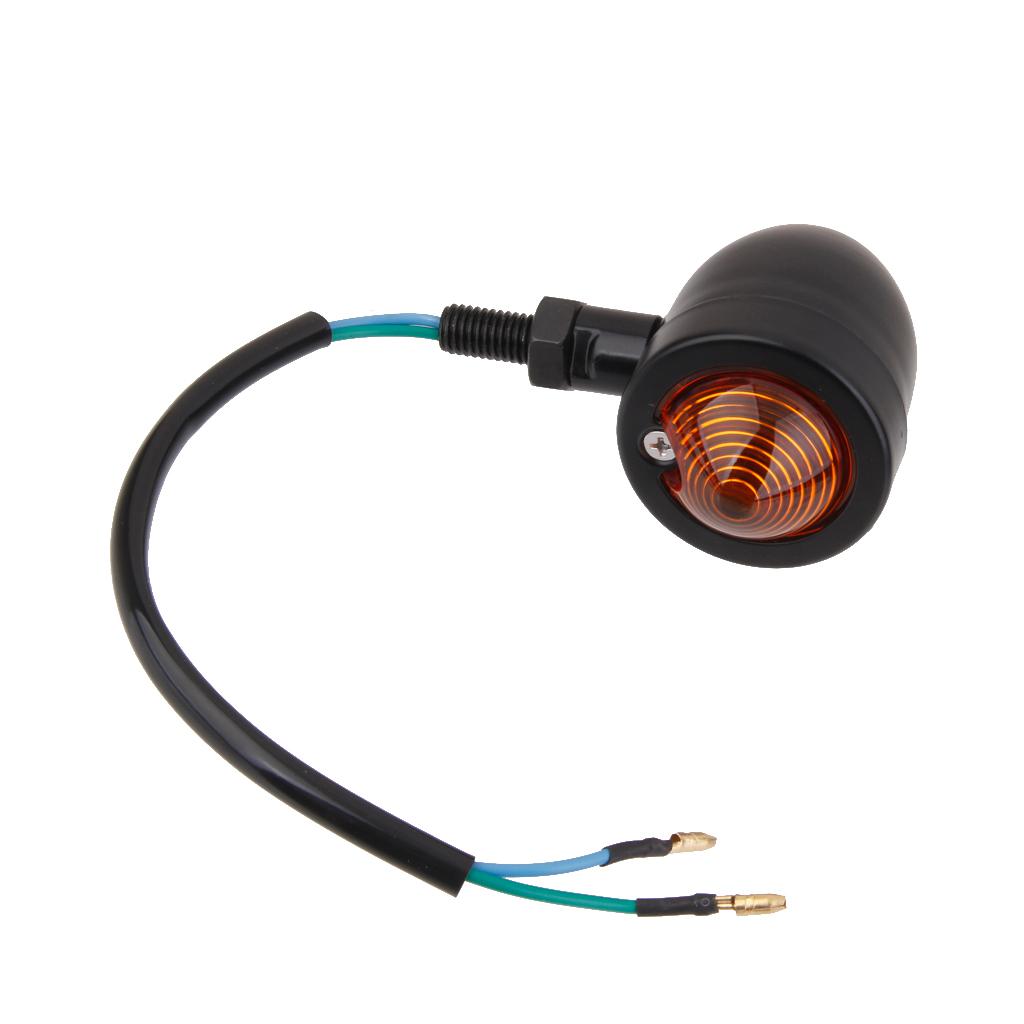 Motorcycle  Mini  Blinker Amber Indicator Light for