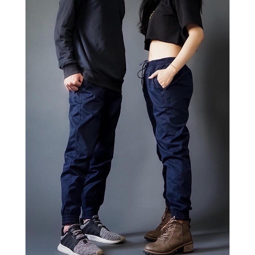 Quần Jogger kaki nam nữ, Quần ống bó thời trang nam nữ, quần giáng body