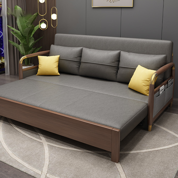 Giường Sofa Thông Minh, Sofa Giường Cao Cấp Gấp Gọn Thành Ghế Sofa Đa Năng ,Sofa bed Thông Minh Phong Cách Hiện Đại Công Nghệ Châu Âu (KT: 1m30 x 1m90)