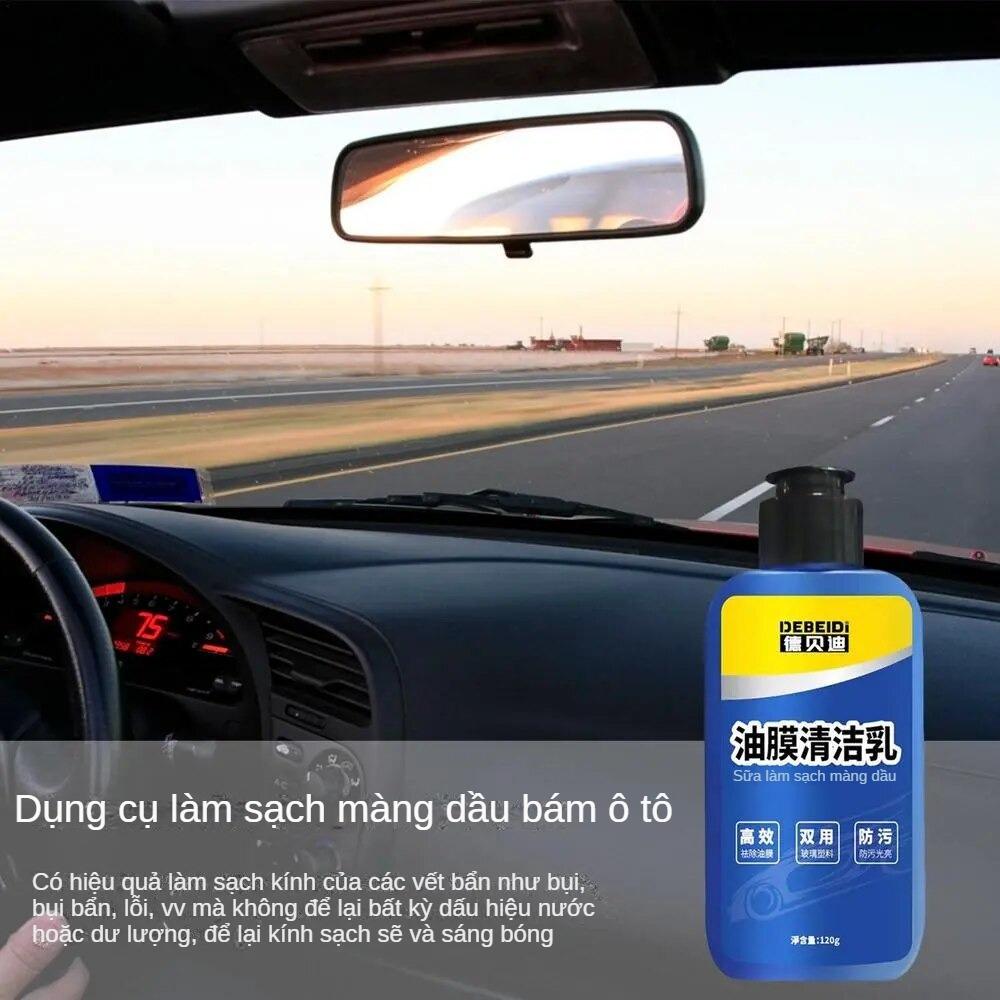 Chất tẩy màng dầu kính chắn gió phía trước ô tô, tẩy ố kính và vết bám đọng nước hiệu quả